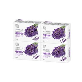 [MUKUNGHWA] Natural Beauty Lavender Soap 100g X 4ea_ Beauty Soap, Wash soap, face soap
